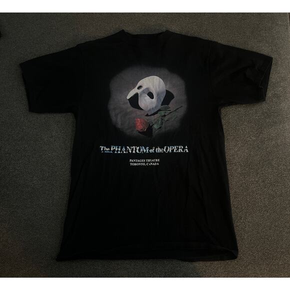 Tultex Other - Vintage Phantom of the Opera Shirt Mens Large Pantages Theatre Toronto 90s Tee